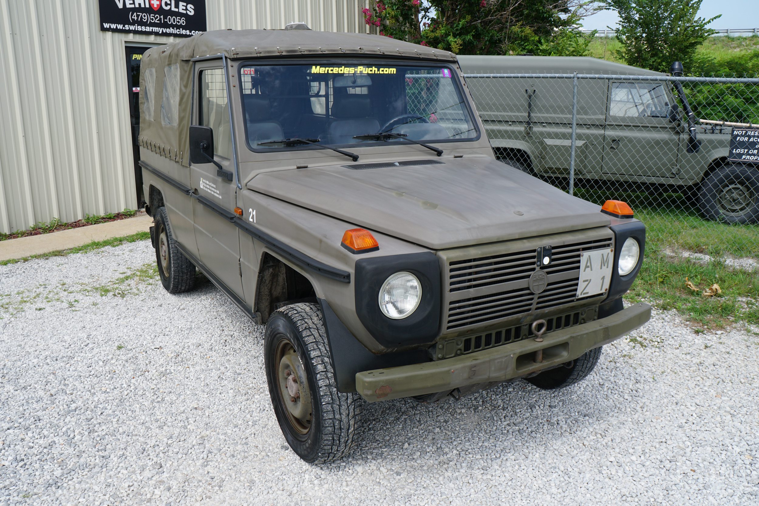 Original Swiss Army G Wagen. 
2.3L 4 Cyl Gasoline ..